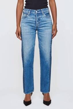 NEW MOUSSY clermont straight jeans in blue